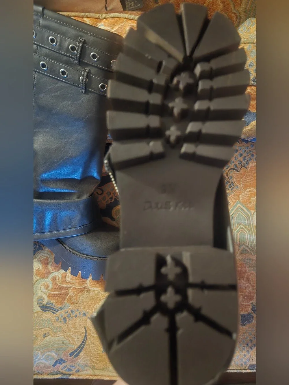 Brand new Darker Waves tall brown foldover boots size 9..